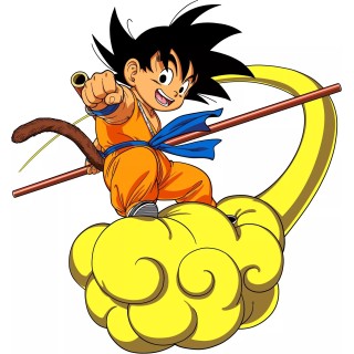 Stickers goku nuage magique 2 Dragon Ball z