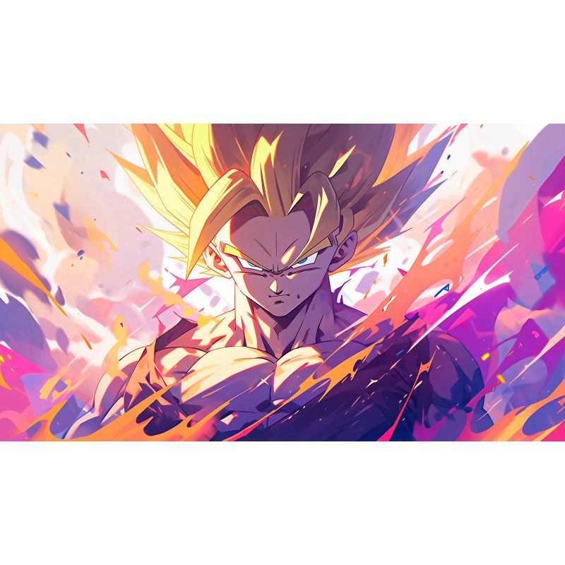 Plaque Son Goku Super Saiyan