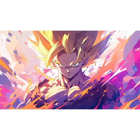 Plaque Son Goku Super Saiyan